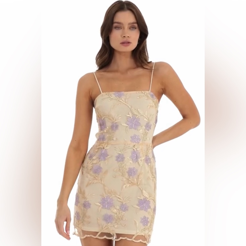 Lucy in the Sky Gold Dress